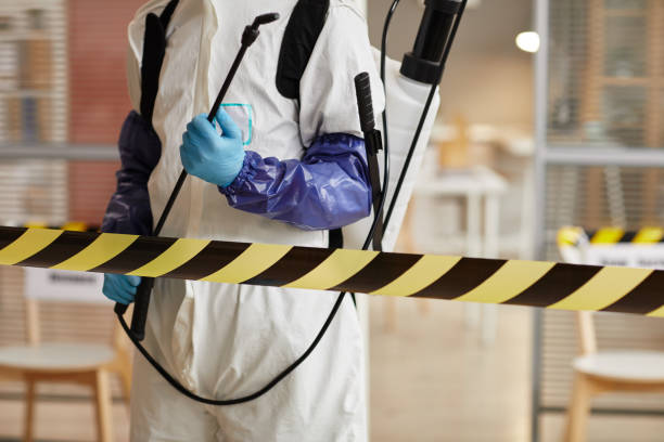 Professional Biohazard Cleanup technician working in Hortonville, WI